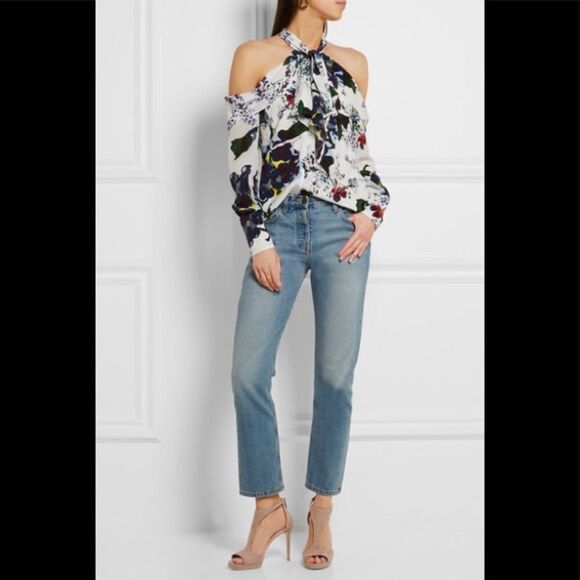 Jimmy Choo Lana T-Strap Suede Sandals - Picture 2 of 8